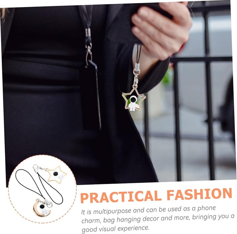 Balacoo Astronaut Phone Charm Pendant Keychain Accessory in Blue - Image 3